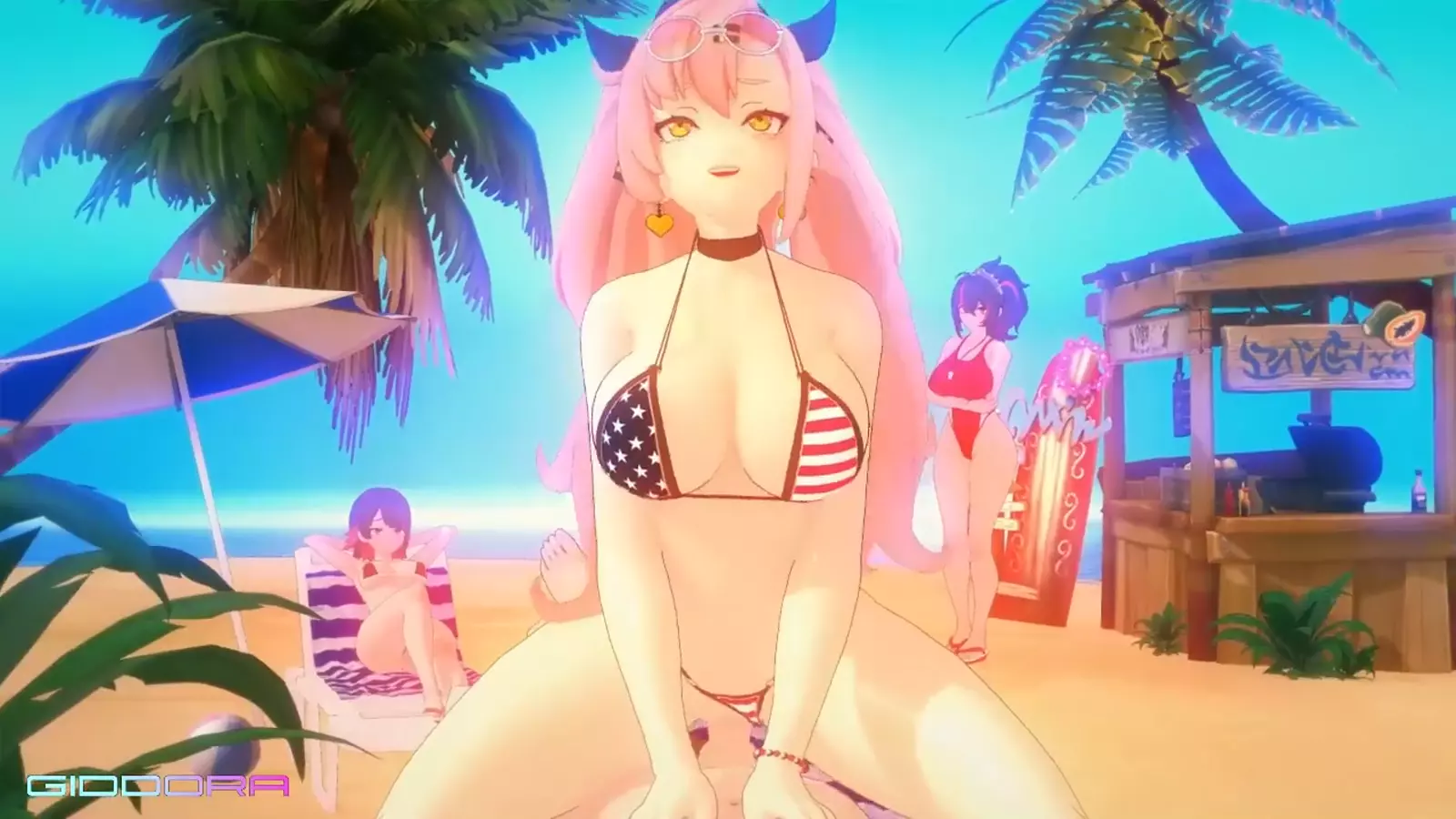 Futa Sans tomcat presentation in bikini